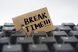 Take Regular Breaks to improve remote work productivity